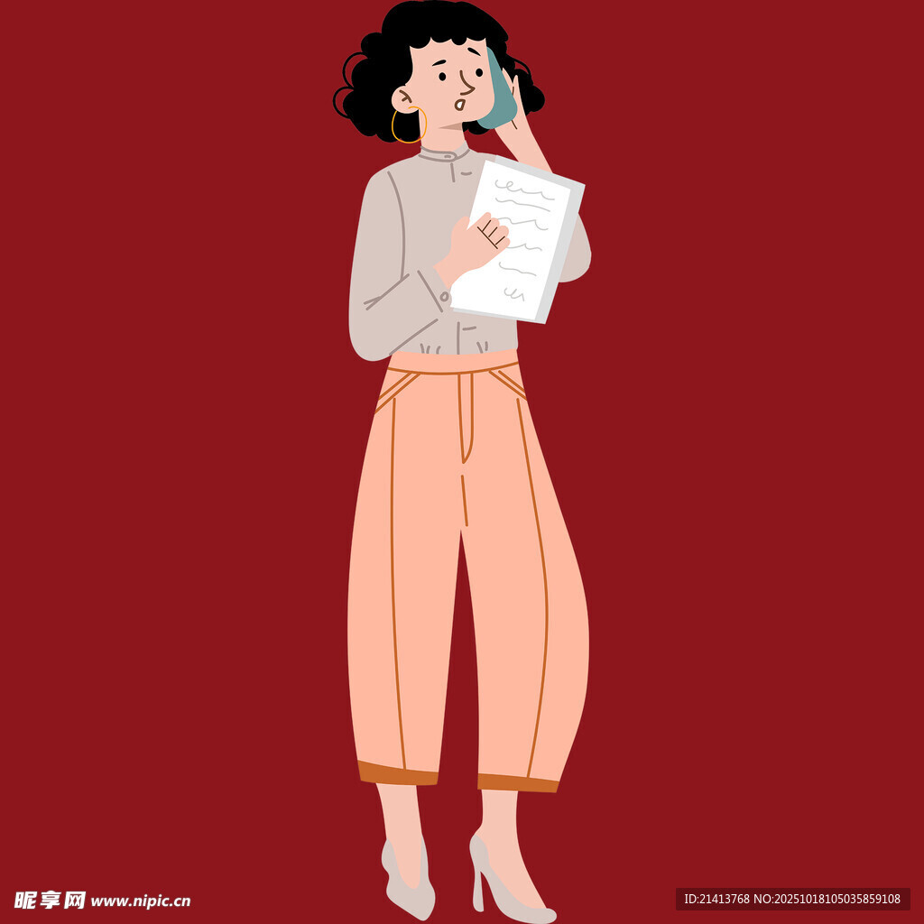 抱猫女子的时尚休闲形象