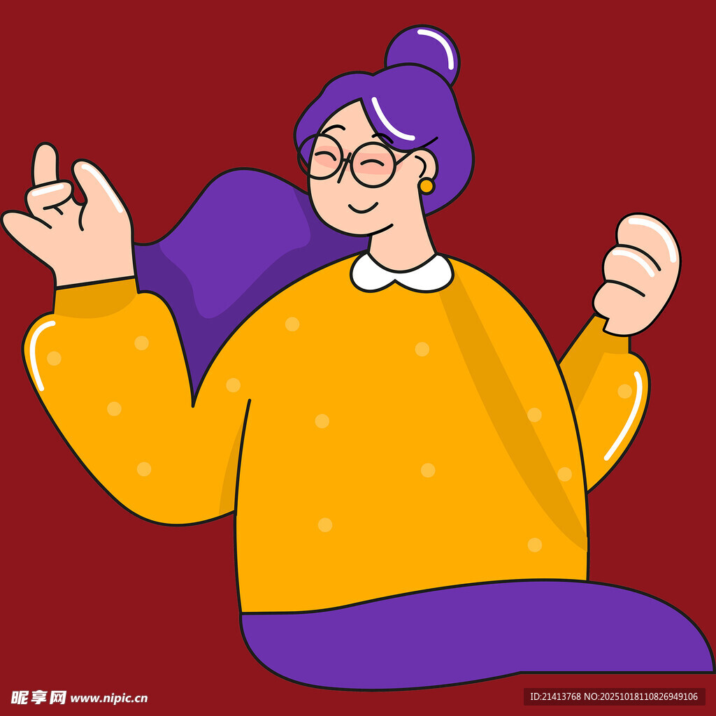 活力女孩的俏皮手势瞬间