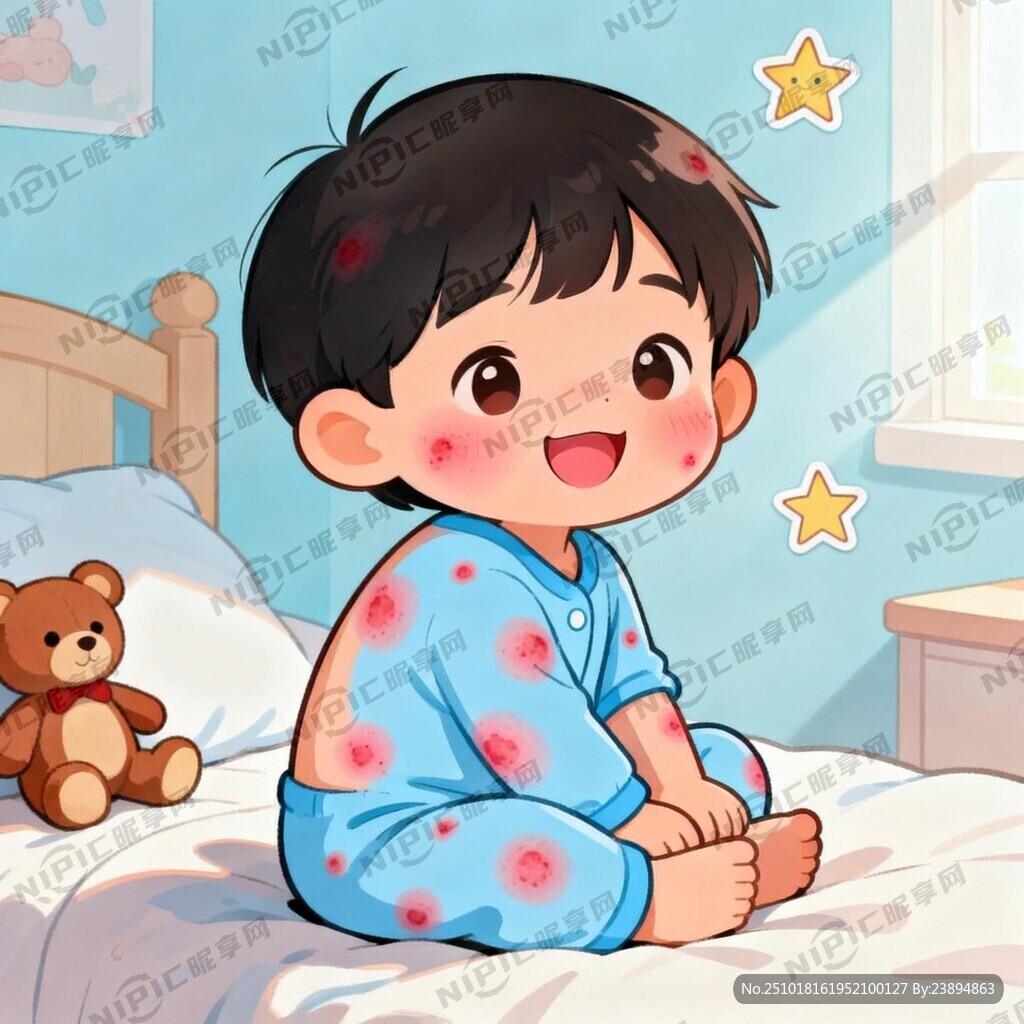 水痘小孩