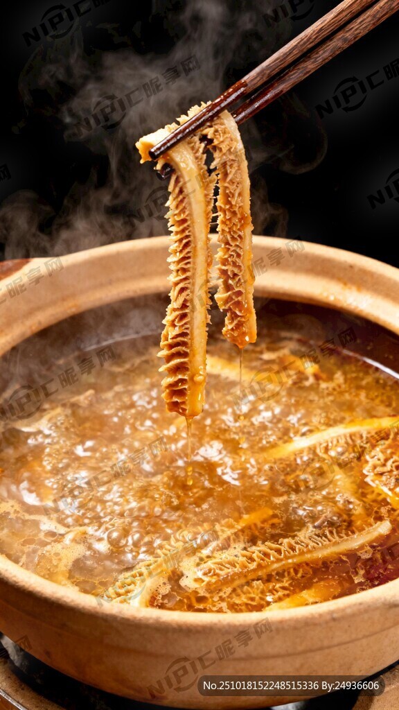 火锅  砂锅 涮牛肚 