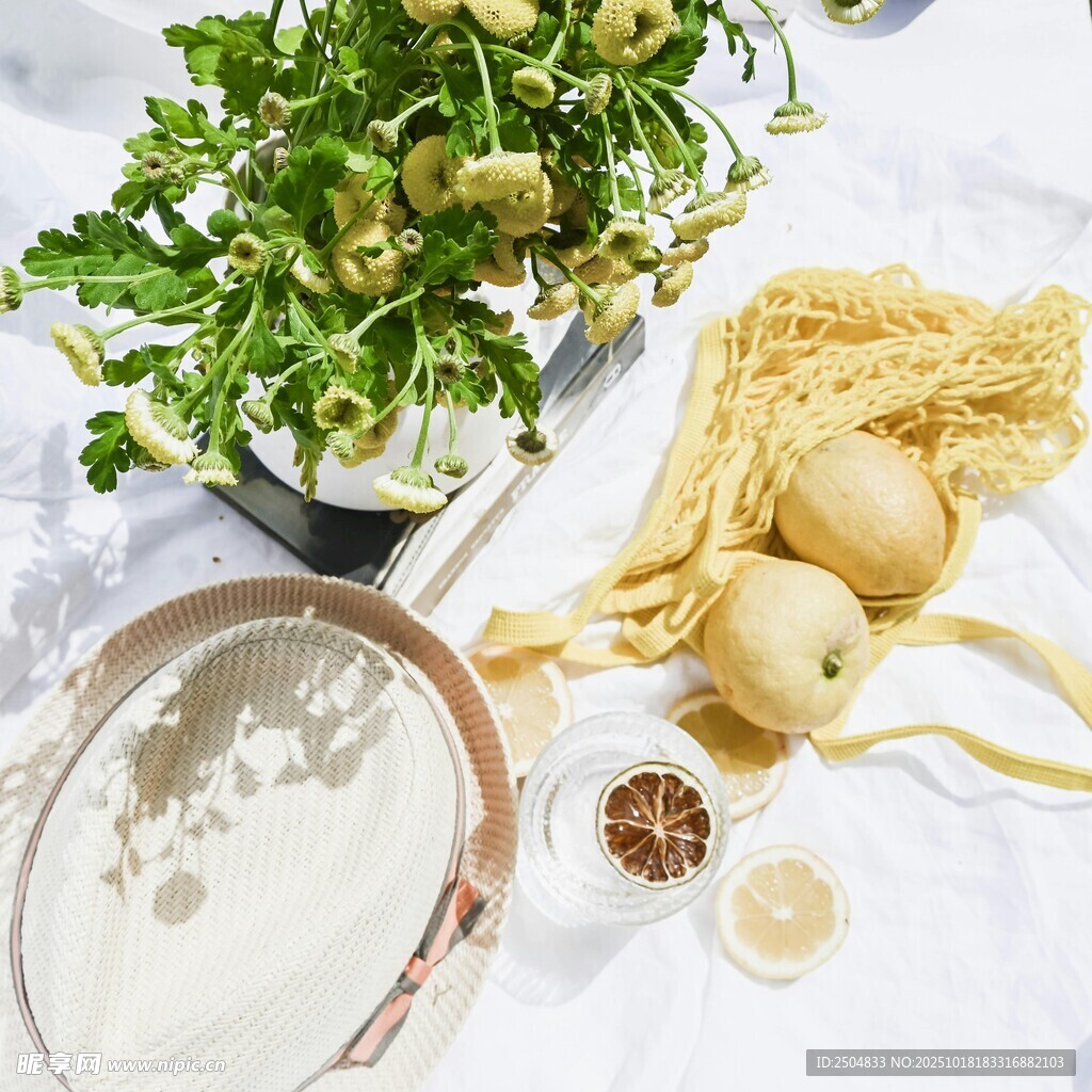 清新绿植与生活小物组合