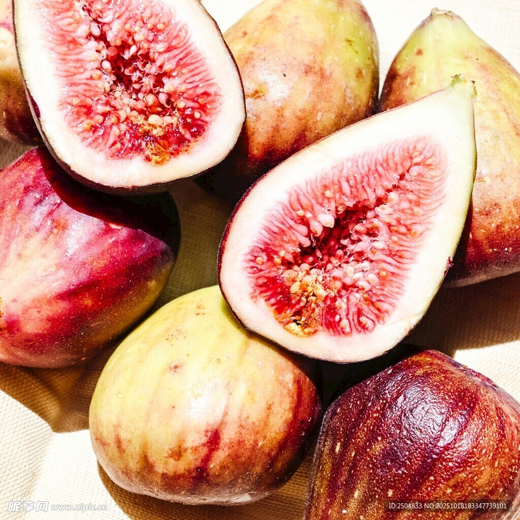 新鲜无花果 果肉饱满诱人