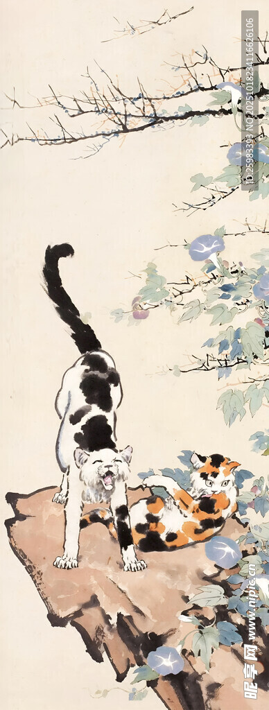 双猫图