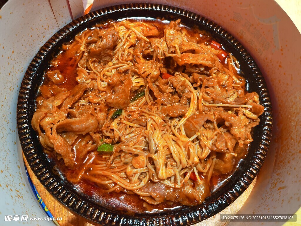 美味韩式辣炒猪肉