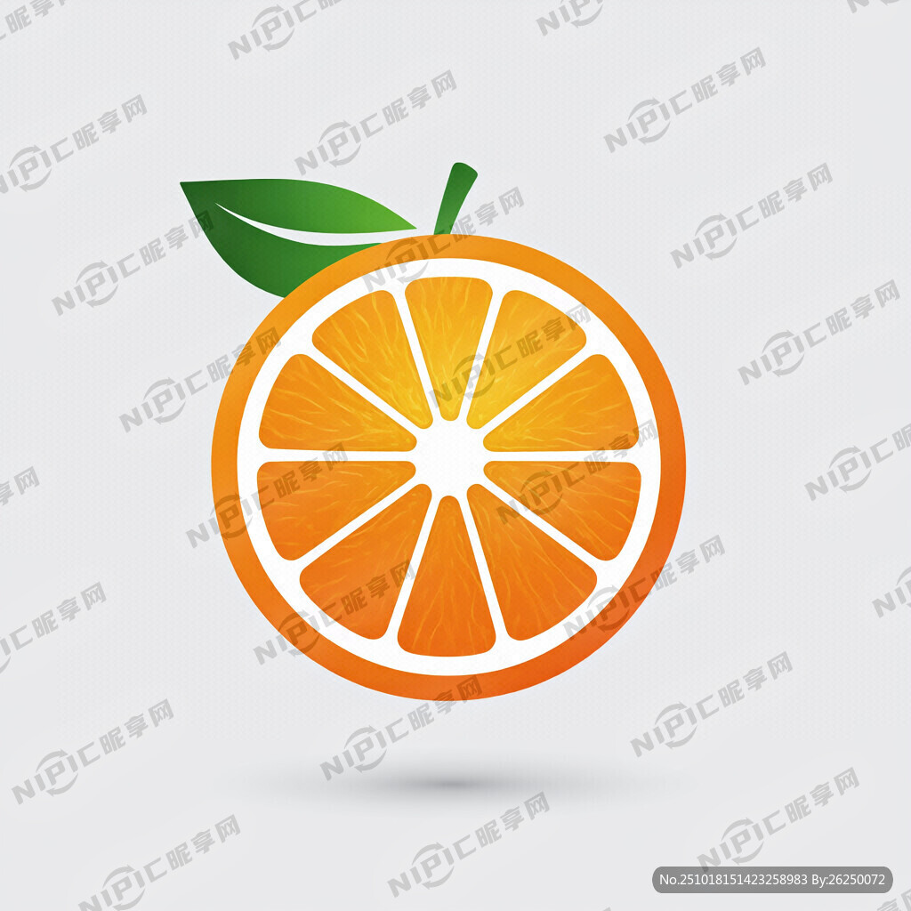 以脐橙为元素设计城橙LOGO
