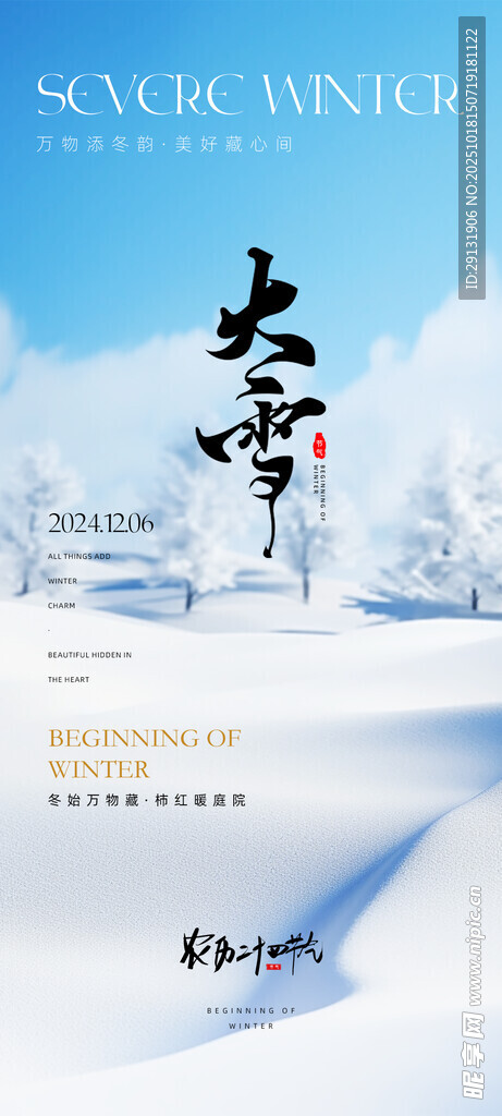 大雪海报
