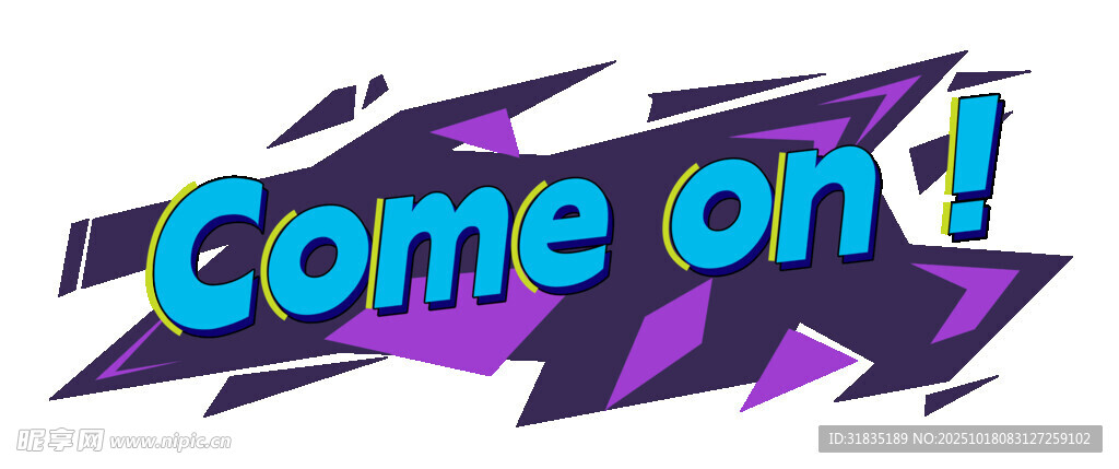 come on帅气科幻英文字体