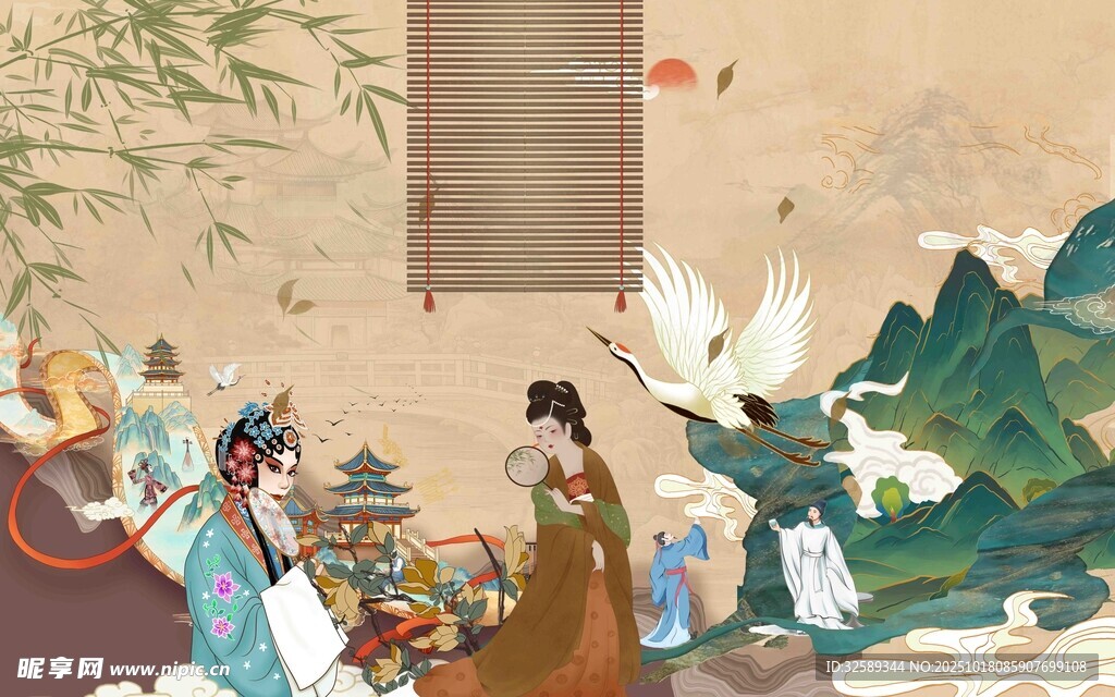 古风人物雅集图