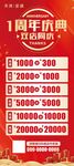 周年庆典促销活动海报