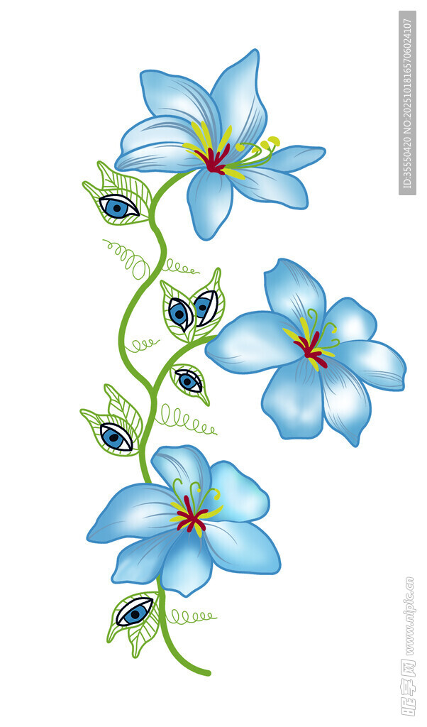 手绘花