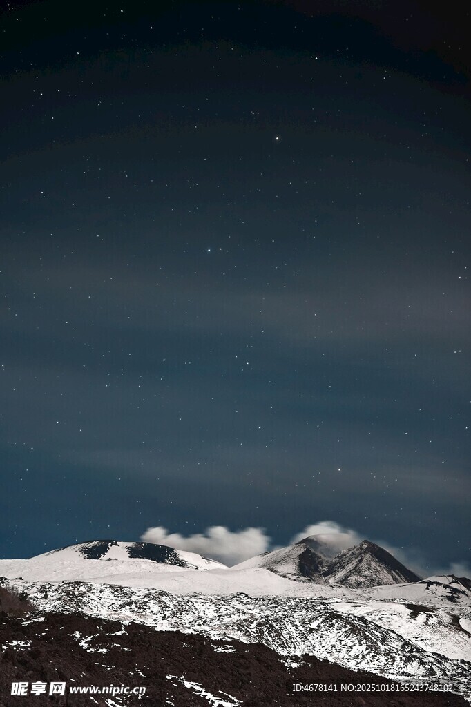 雪山远景
