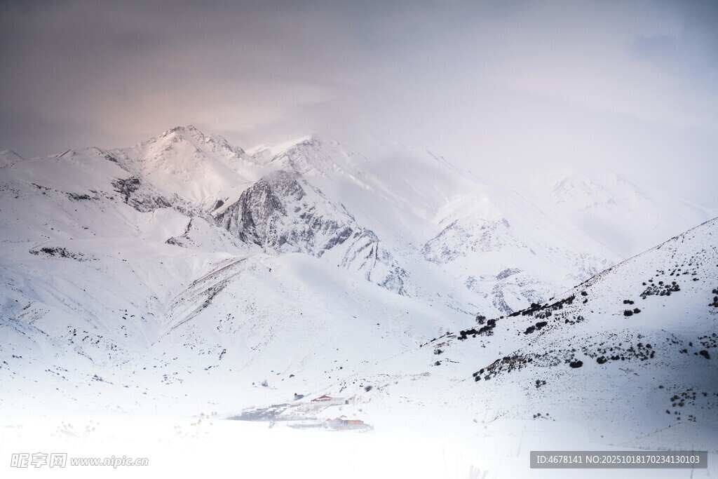 雪山壮丽雪景