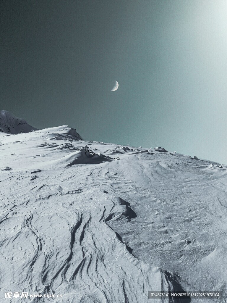 月球表面地貌景观