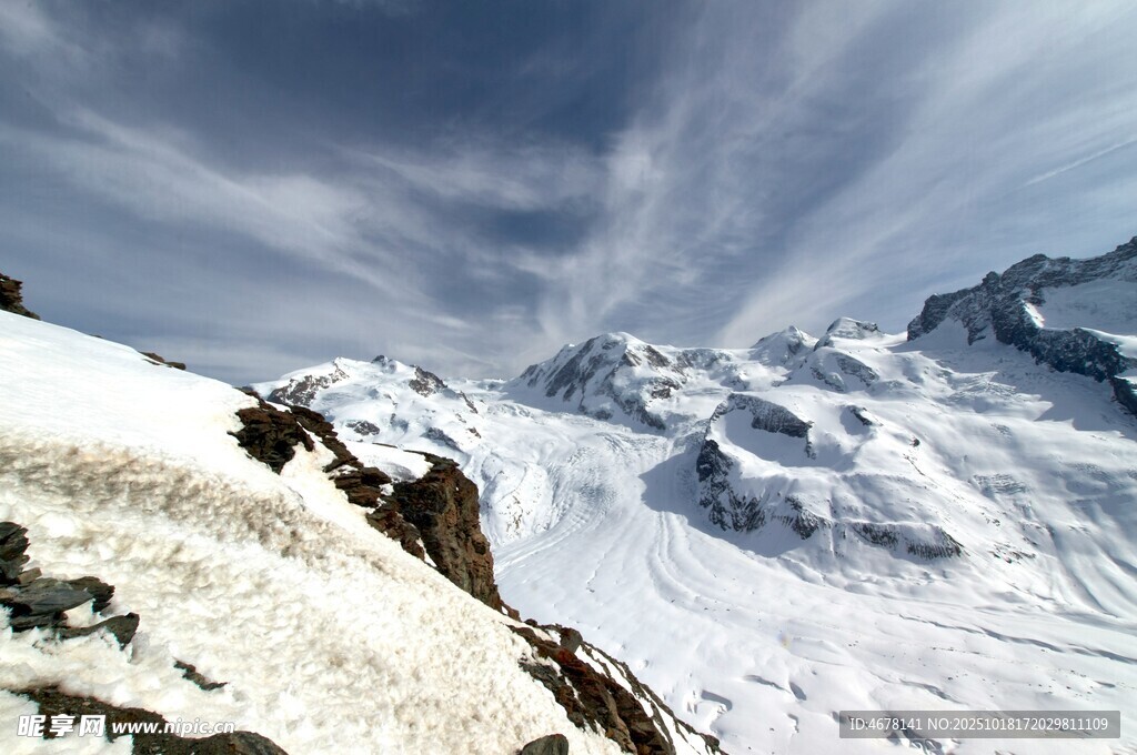 壮丽雪山美景