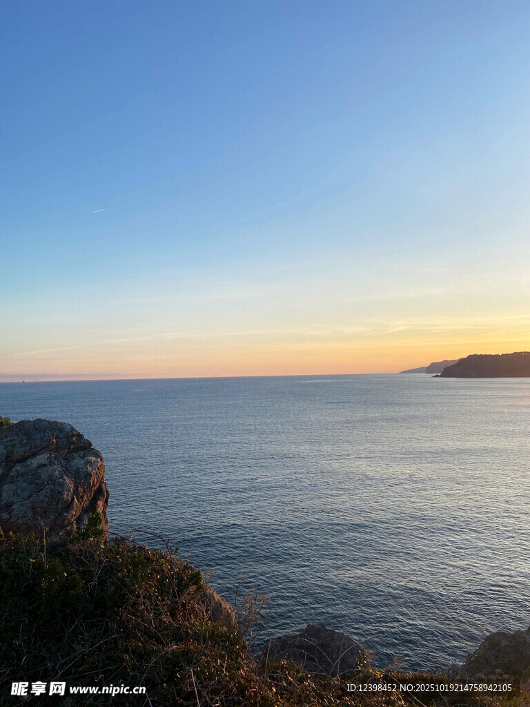 海边黄昏美景