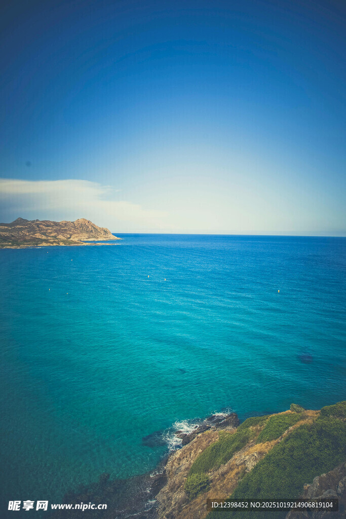 碧海蓝天海岸风光美景