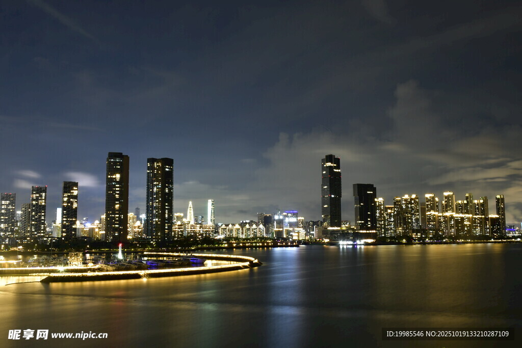 城市璀璨夜景