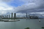 城市滨水天际线景观