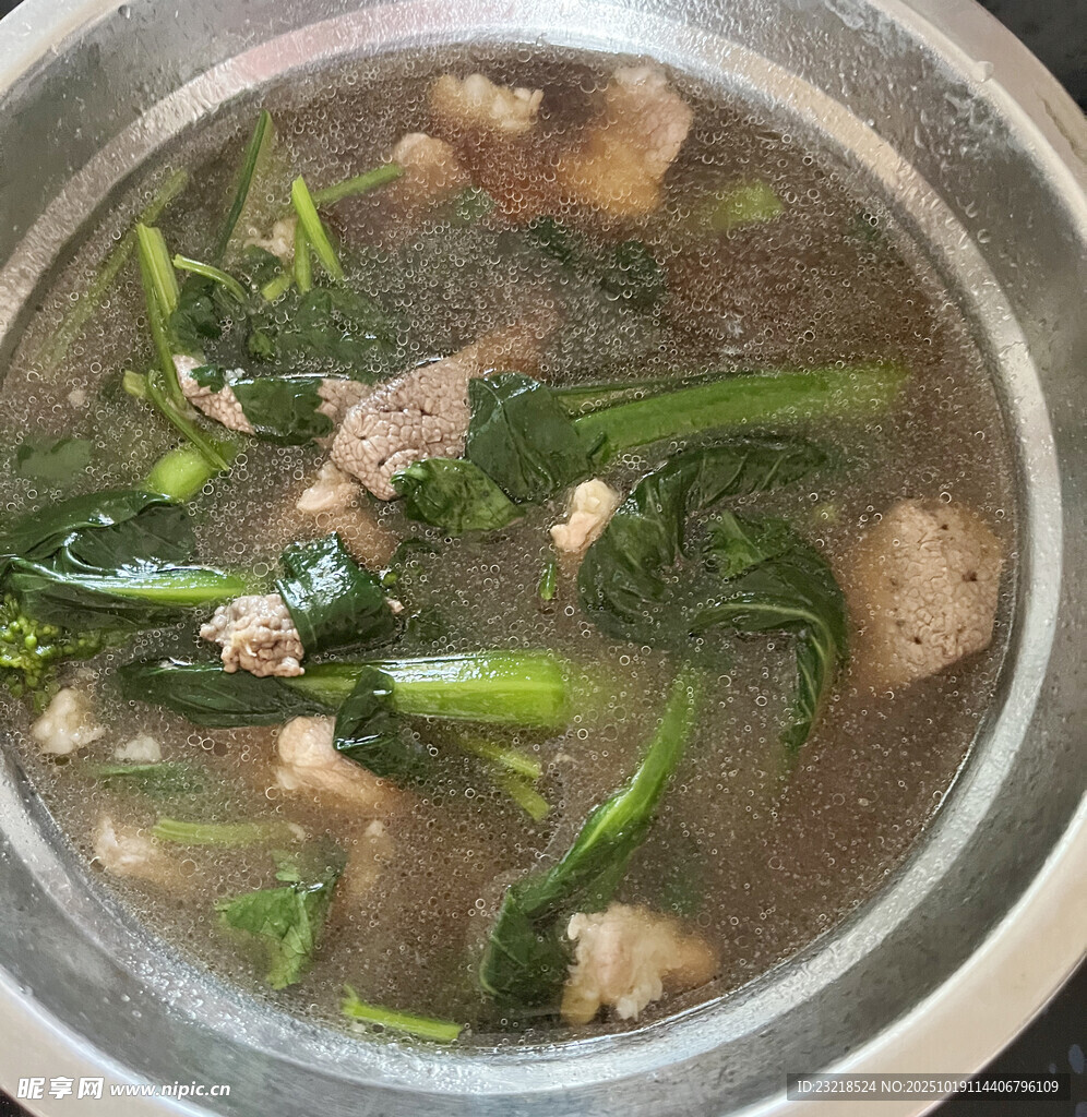 青菜瘦肉汤