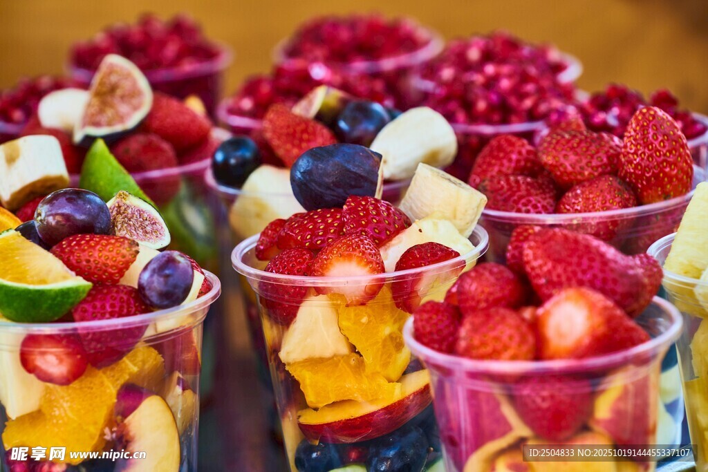 缤纷水果杯 视觉味觉盛宴