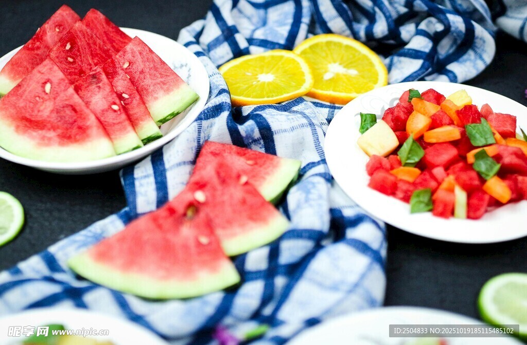 缤纷水果拼盘 夏日美味