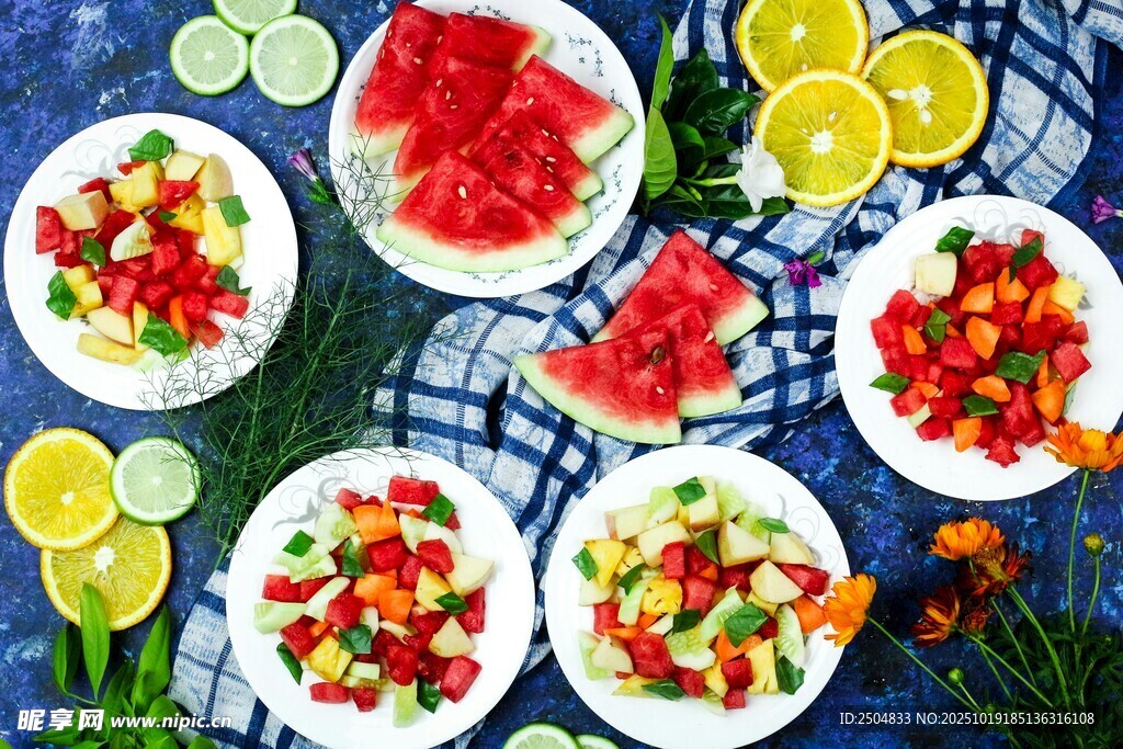 多彩蔬果拼盘 清新夏日美味