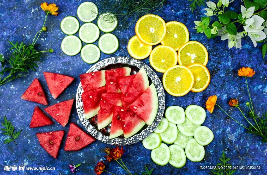 缤纷水果拼盘 夏日美味