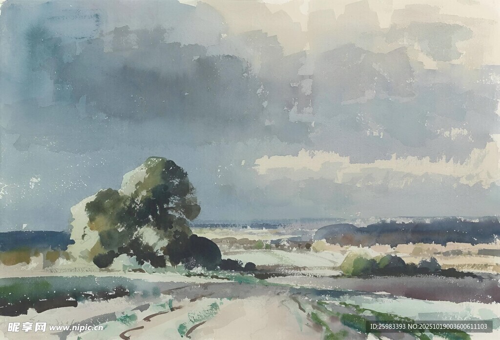 水彩风景画