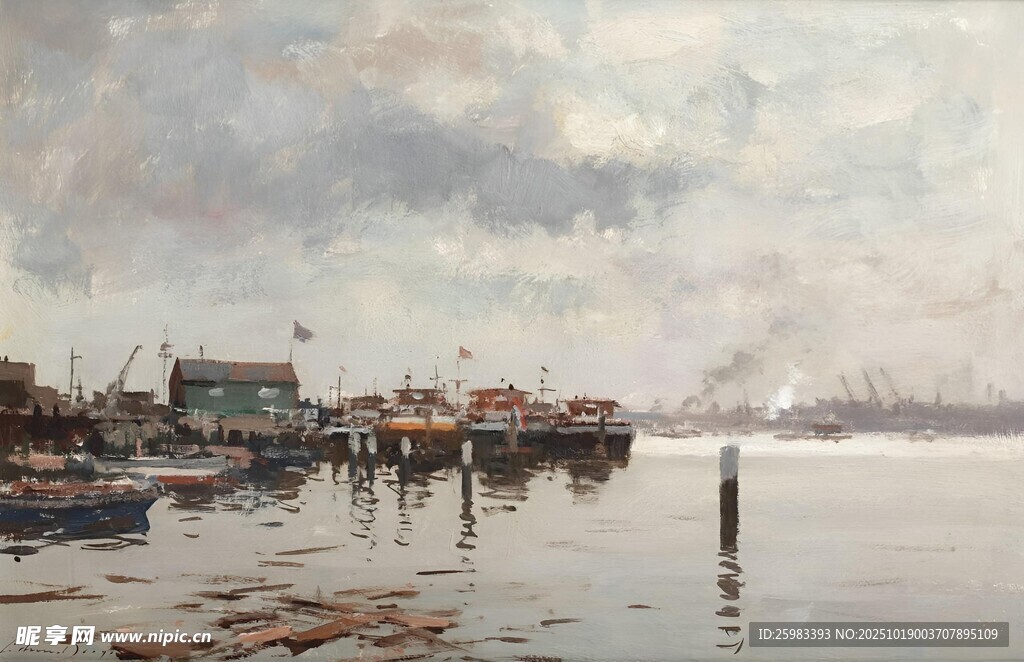 水彩风景画
