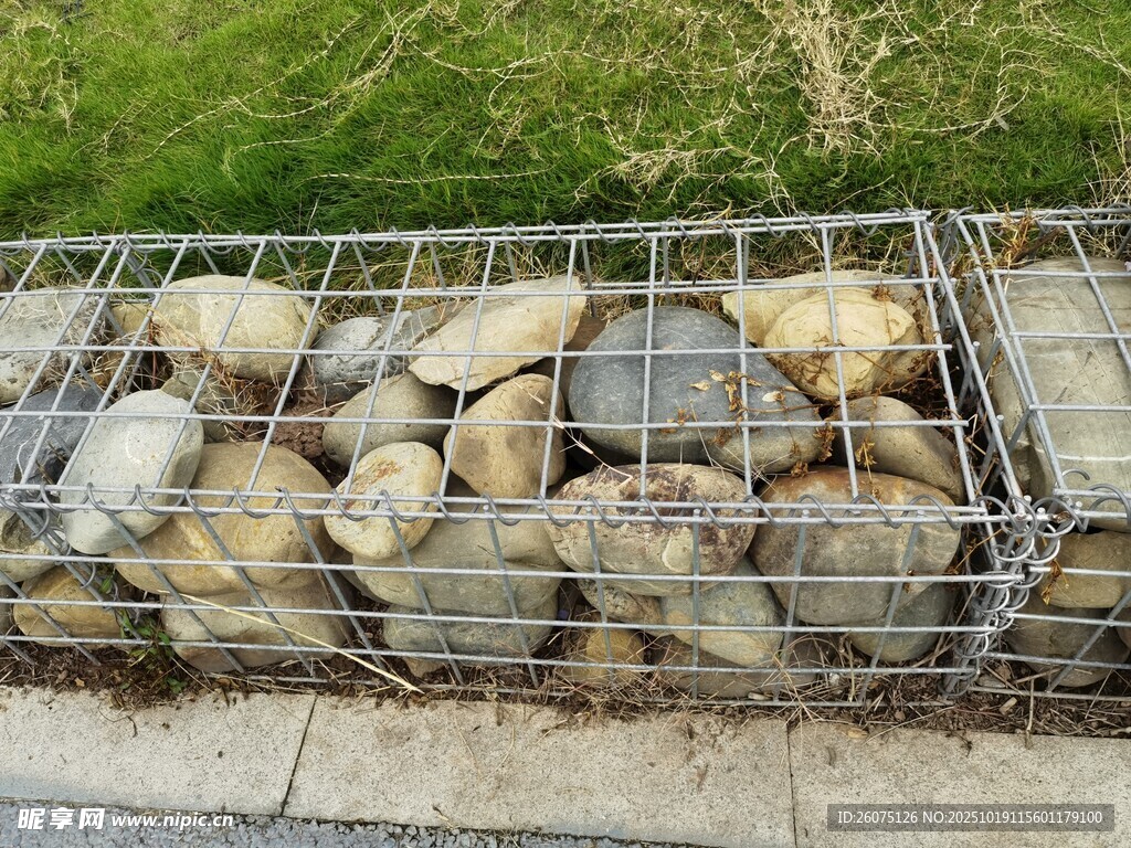 石笼结构景观