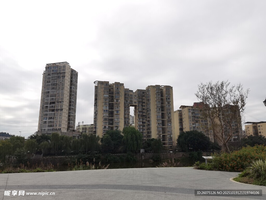 城市住宅区景观