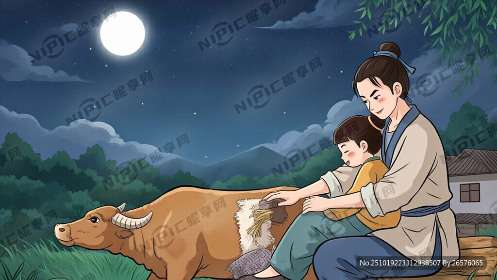情节四：男耕女织 幸福生活  