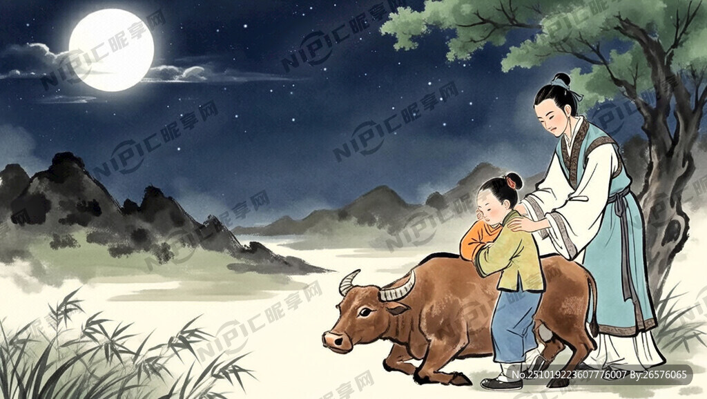 情节四：男耕女织 幸福生活  