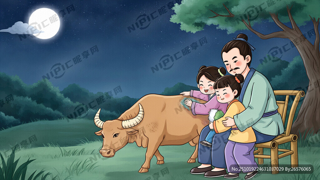 情节四：男耕女织 幸福生活  