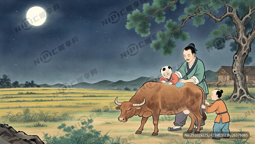 情节四：男耕女织 幸福生活  