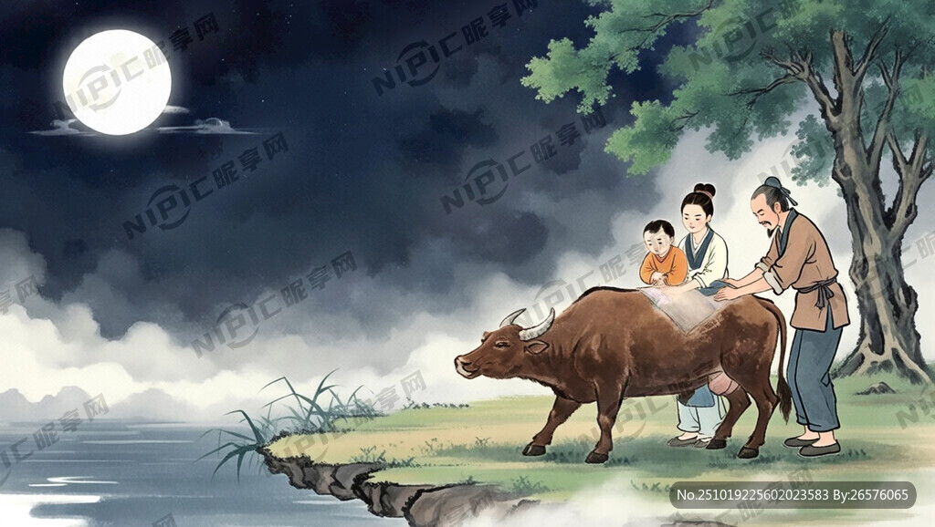 情节四：男耕女织 幸福生活  