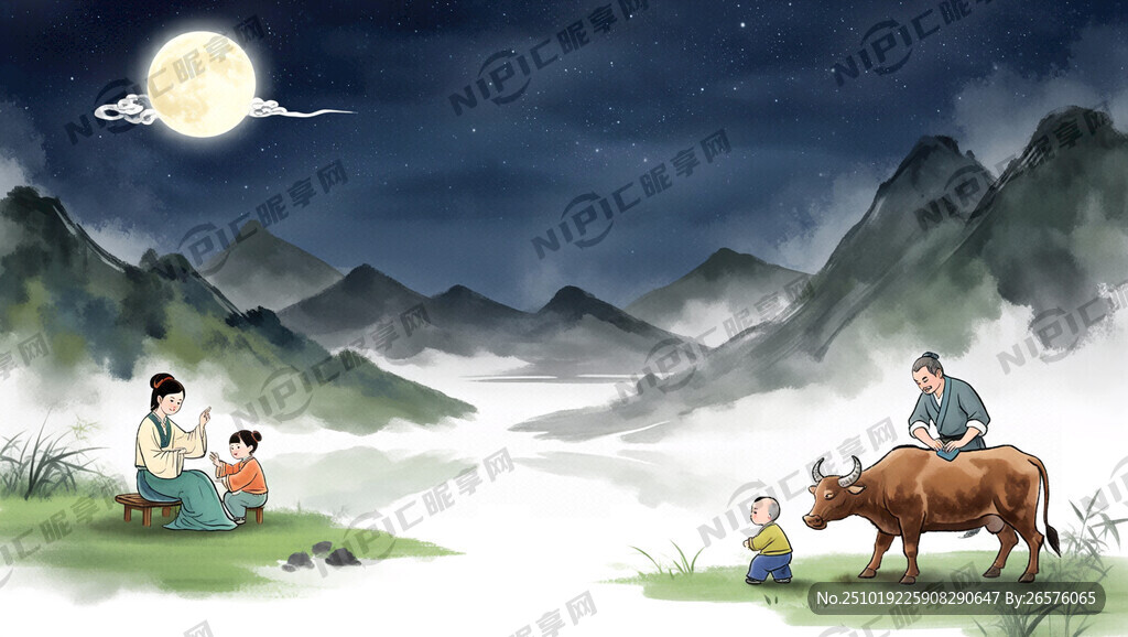 情节四：男耕女织 幸福生活  