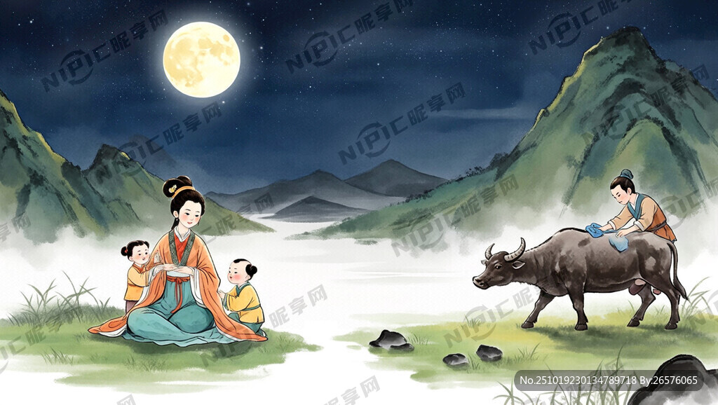 情节四：男耕女织 幸福生活  