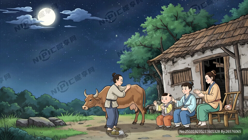 情节四：男耕女织 幸福生活  