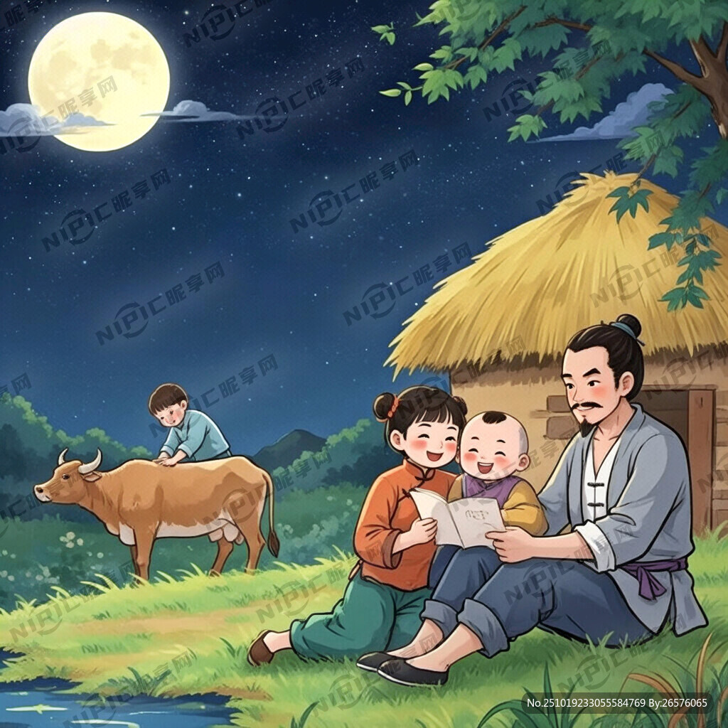情节四：男耕女织 幸福生活  