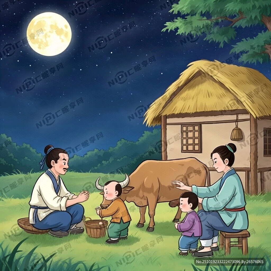 情节四：男耕女织 幸福生活  