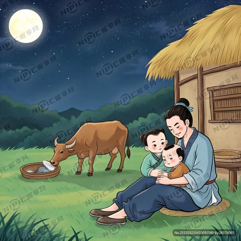 情节四：男耕女织 幸福生活  