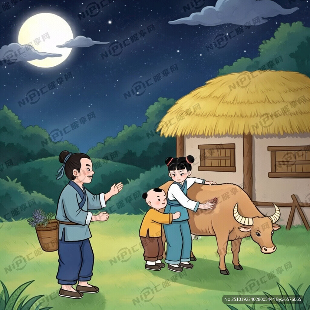情节四：男耕女织 幸福生活  