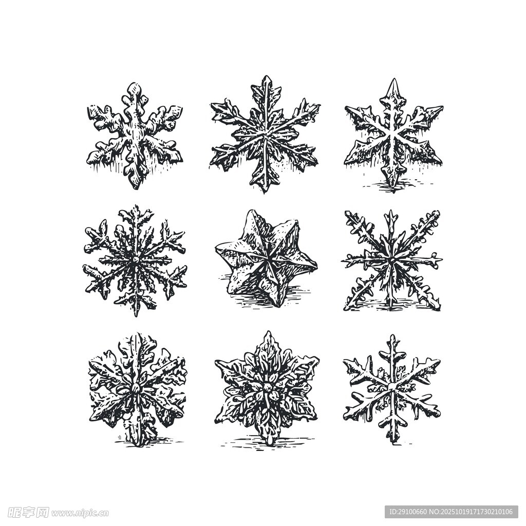 雪花图案