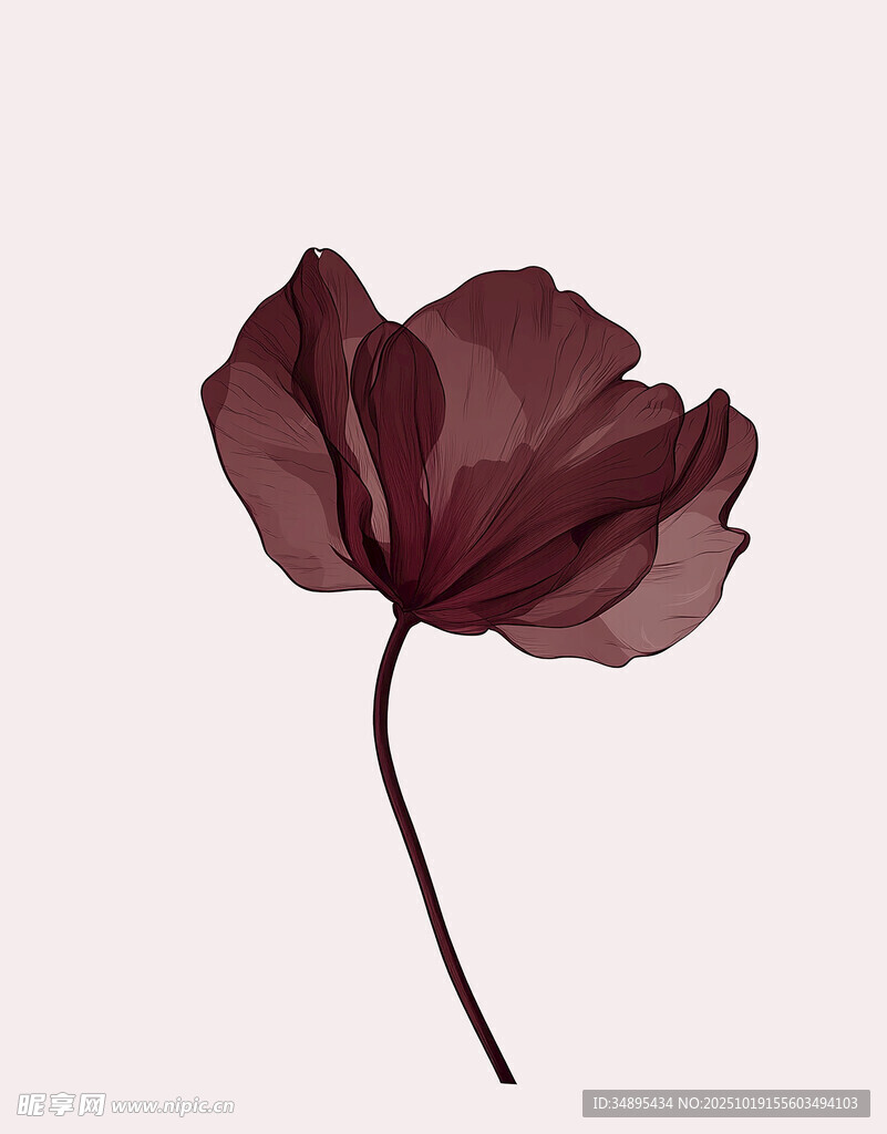  手绘花