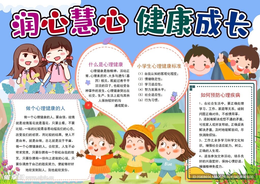 心理健康小报