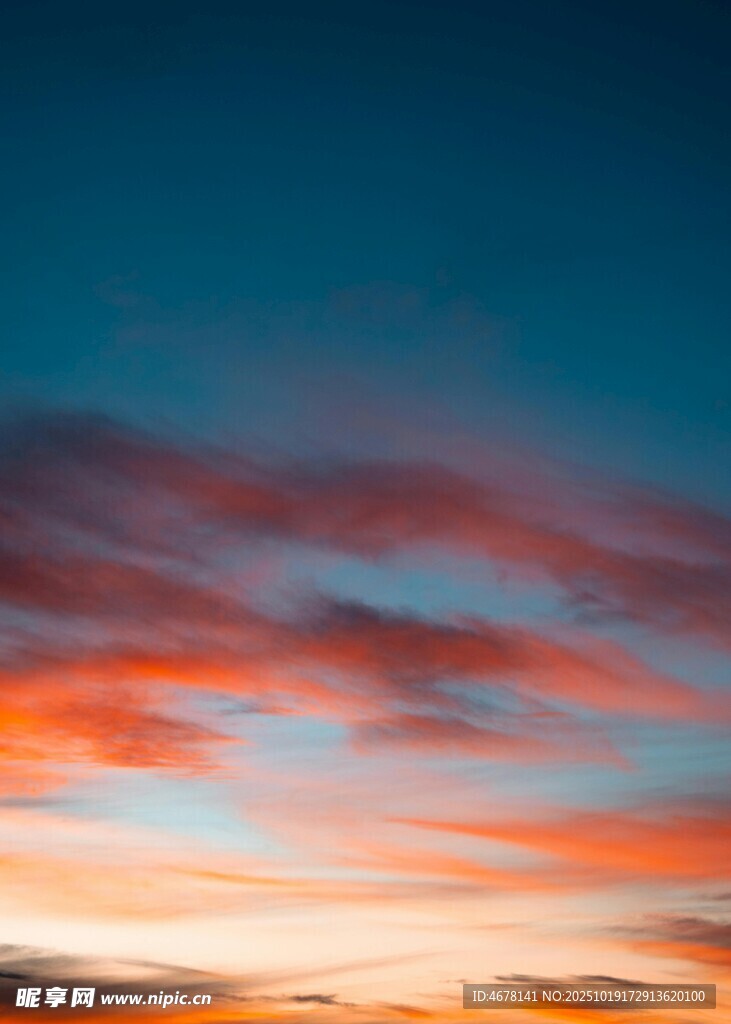 绚丽晚霞天空美景
