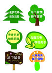 环保提示牌 守护绿色家园