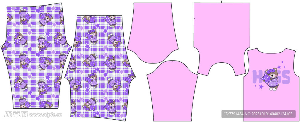 服装纸样设计图