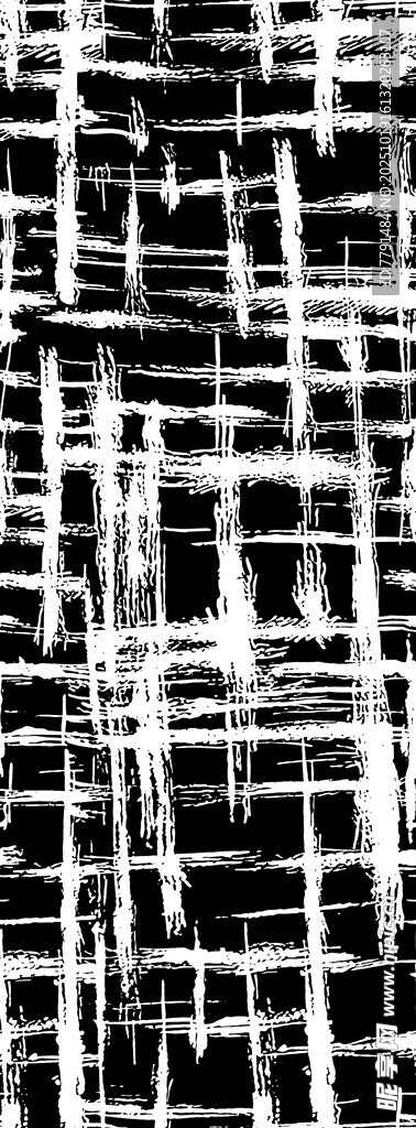 黑白线条抽象纹理图案